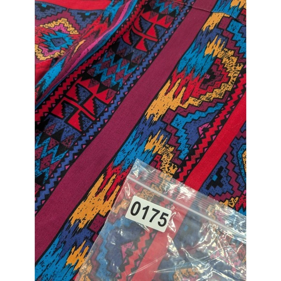 Vintage Wrangler Shirt Mens 17 36 XL Brushpopper Cowboy Aztec X Long Tails 90s - Picture 8 of 8